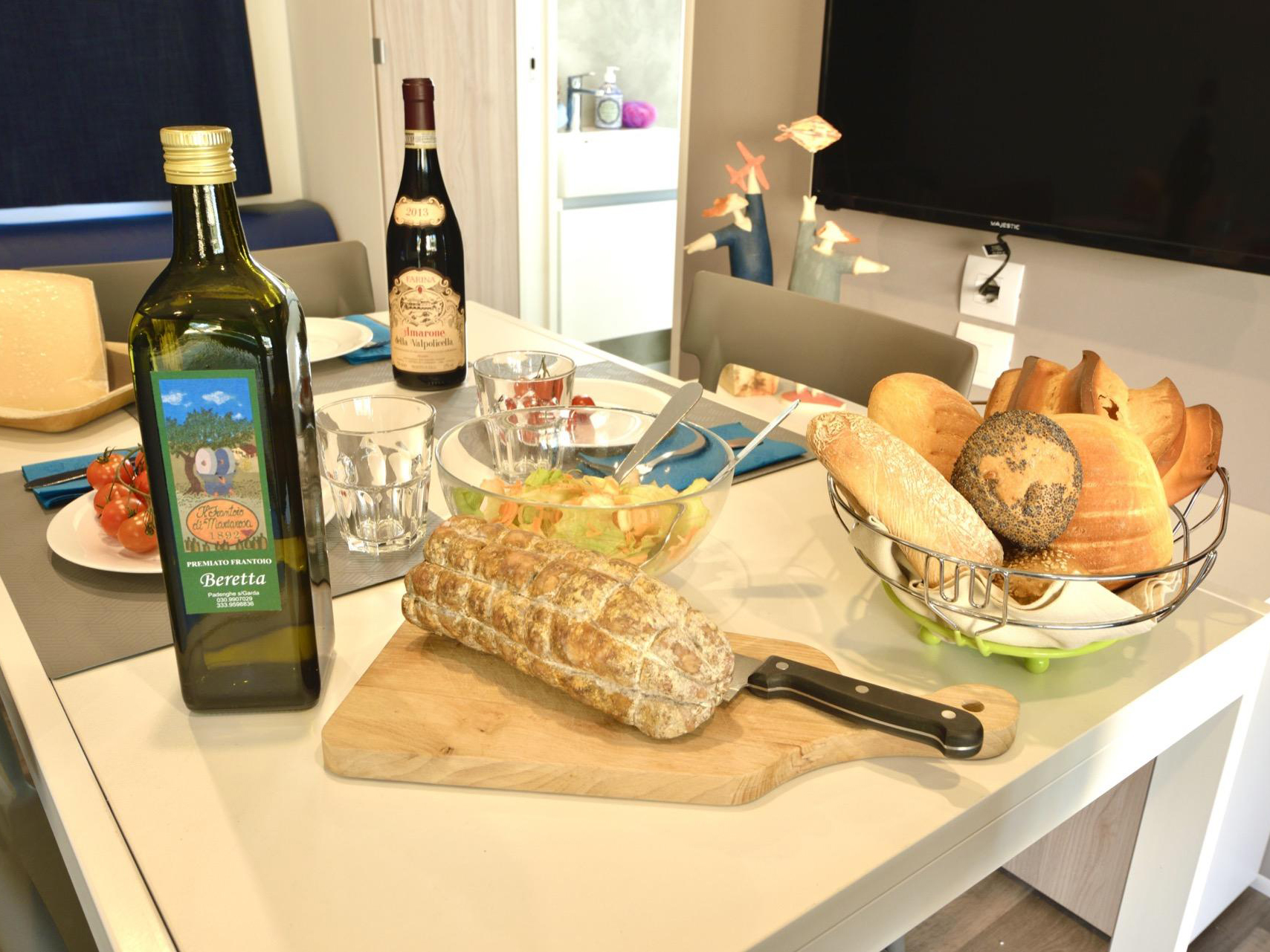 Casa mobile Garden Spa salotto con comodo sofà
