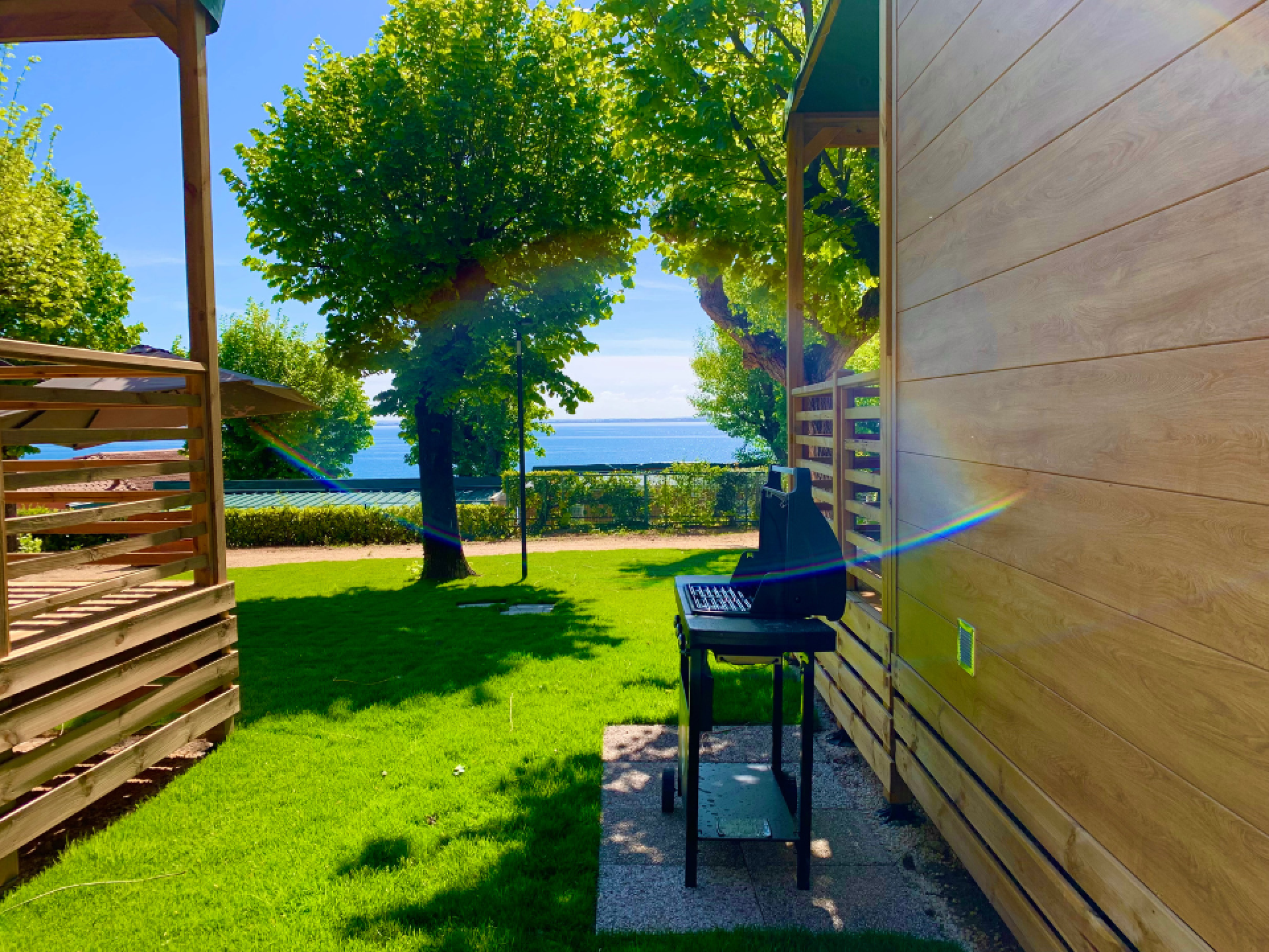 Casa mobile Special Garden cucinetta con piano a induzione e lavastoviglie